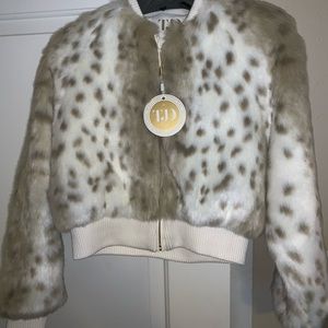 The jersey diaries faux fur coat